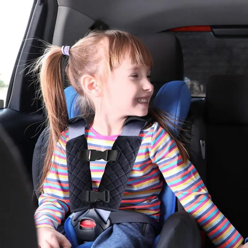 카시트 탈출 방지 가슴 클립 가드,  하네스 안전 커버 포지셔너