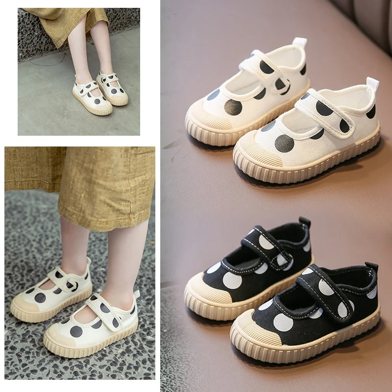 Kids Shoes Girls Shoes Children Sneakers Cute Sweet Canvas Casual Sneakers Fashion Soft Flats Girls Toddler Girls Shoes 21-32