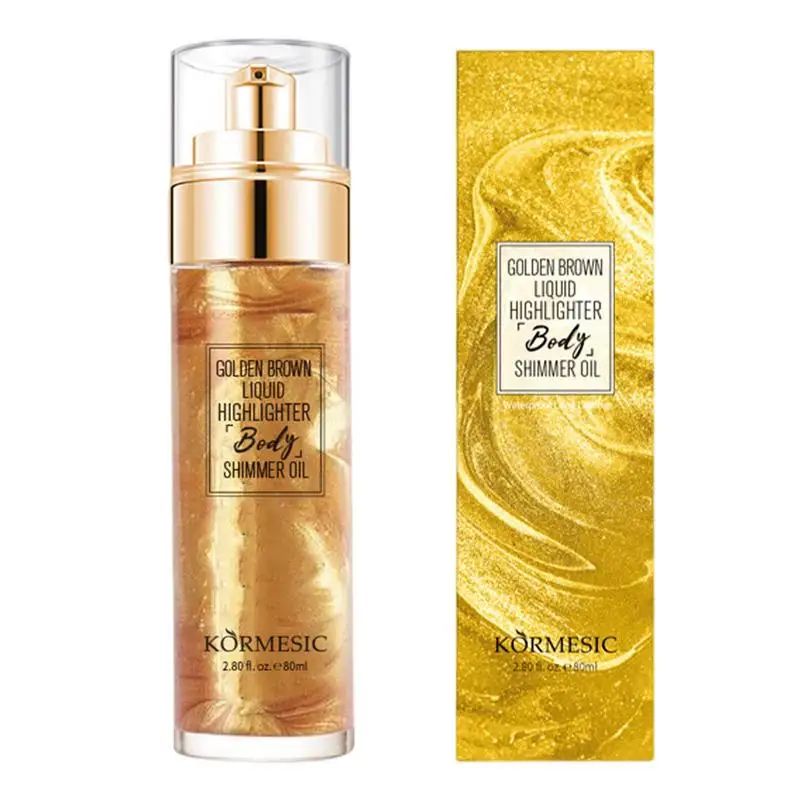 Glitter Spray Hair Body Glitter Spray Sparkly Quick High-Gloss Face Highlighter Long Lasting Shimmery Body Makeup Spray 3