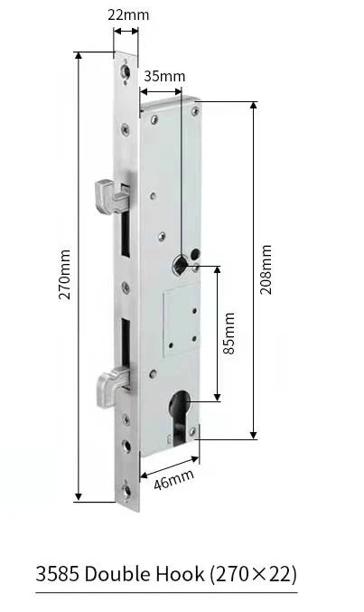 YRHAND هيكل قفل نقر بأحجام مختلفة لحجم القفل الذكي...