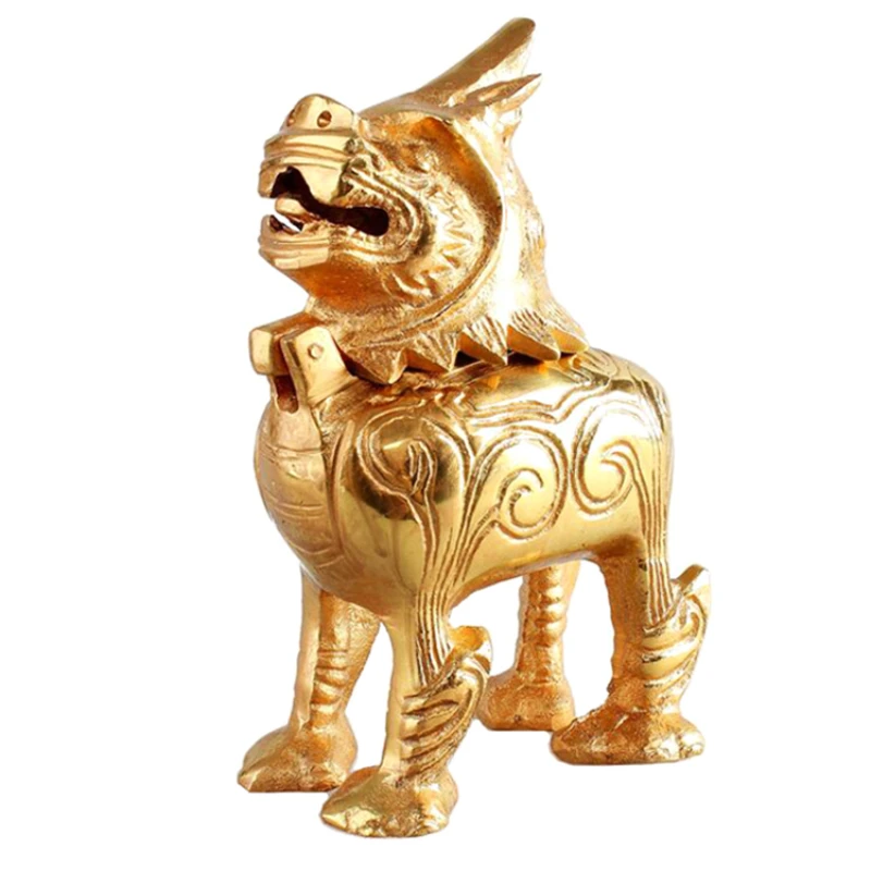 

Pi Xiu Decoration Fortune Bringing and Home-Exorcising Living Room Home Decoration Shop Opening Gifts Craft Gift Copper Picchu