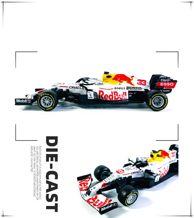 Bburago 1:43 Red Bull Racing TAG Heuer RB16b 2021 #33 Alloy Luxury Vehicle Diecast Cars Model Toy Collection Gift auto world diecast