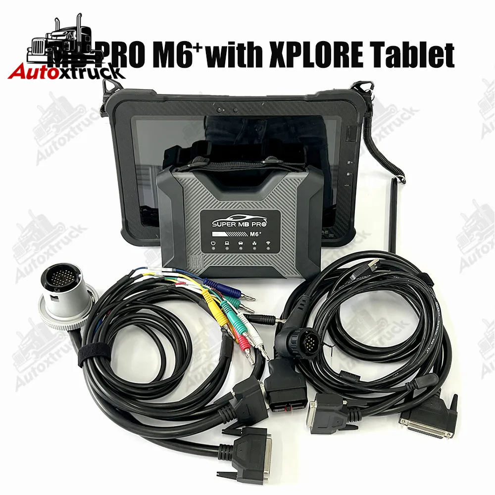 

DoIP for M6 Super MB PRO M6+ Wireless Star with Xlpore Laptop alat truck diagnosis Tool