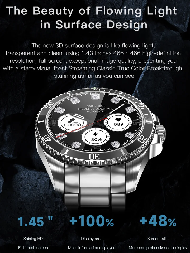 편리함을 더해주는 남성용 스마트워치