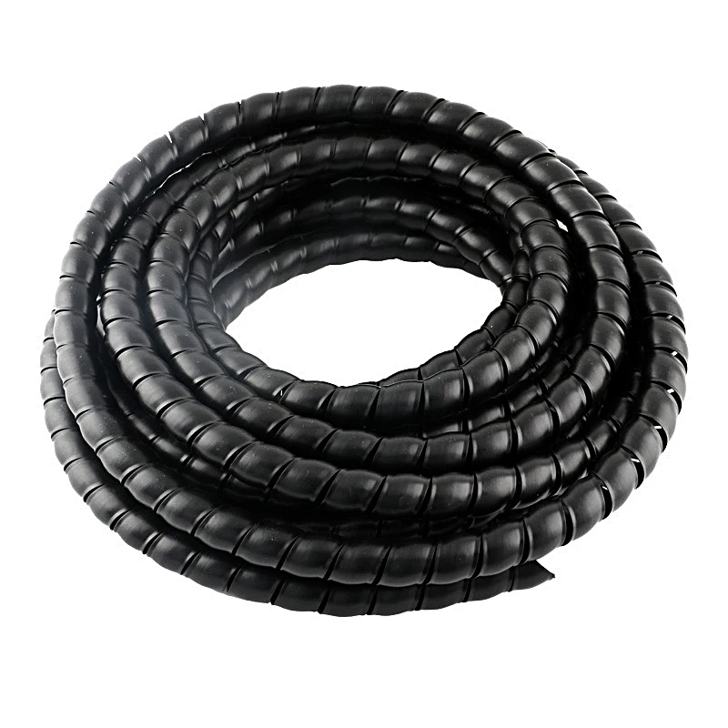Description Picture 6 of item1/2/5M Winding Tube 8/10/12/16/20 mm Wire Organizer Cable Protection Sleeve Tube Protection Sleeve Spiral Wrap Winding Protector