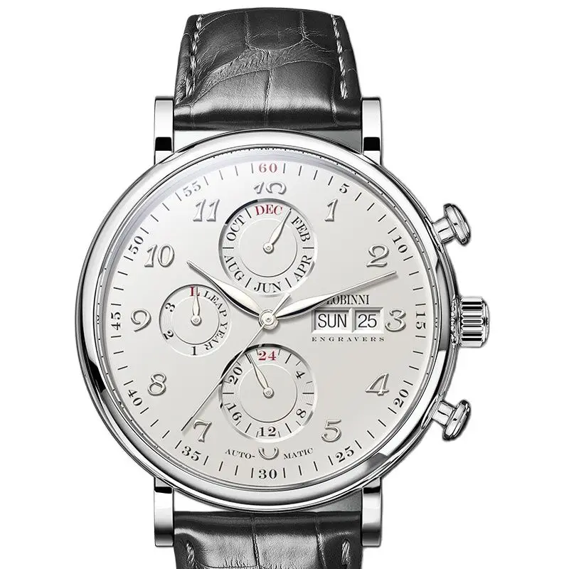 SwitzerlandLOBINNILuxuryBrandPerpetualCalendarSeagullAutomatic