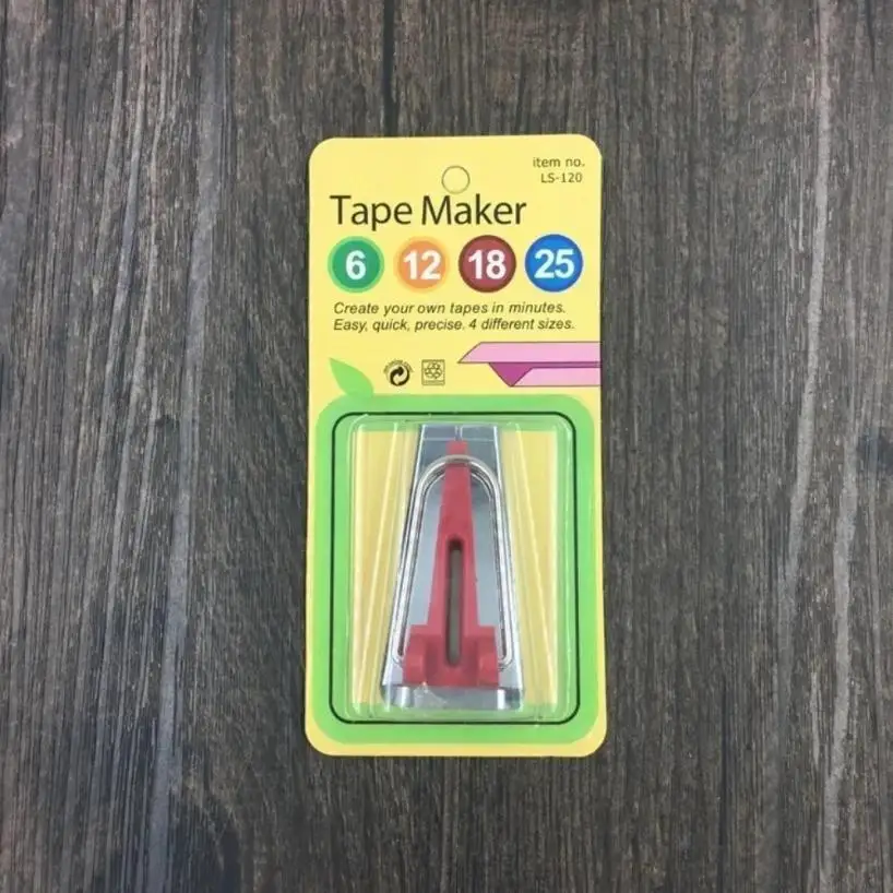 1 Pcs Splicing Cloth 4 Size Fabric Bias Tape Maker Binding Tool Quilting Sewing 6mm\12mm\18mm\25mm Craft DIY