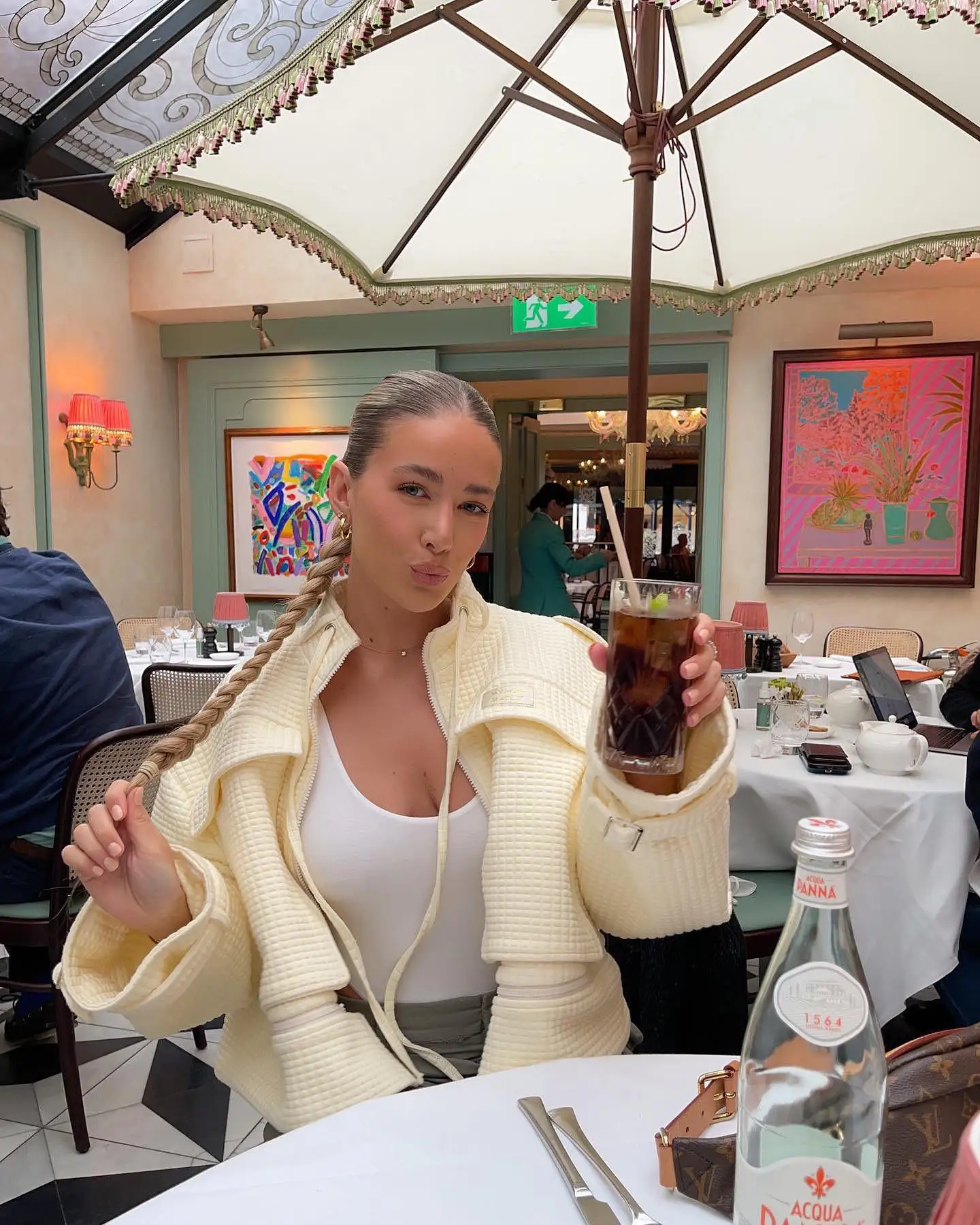 Synthetic Long Braided Ponytail Hair Rope Extension photo review