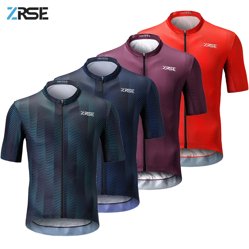 

ZRSE Man Cycling Maillot Jersey Bicycle Clothing Mountain Bike Jumper MTB Male 2022 Summer YKK Zipper T-Shirt Enduro Outfit