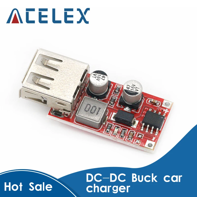 9V/12V/24V to 5V DC-DC Step Down Car Charging Charger 3A Output USB Module Diy Electronic Kit Pcb Board | Обустройство дома
