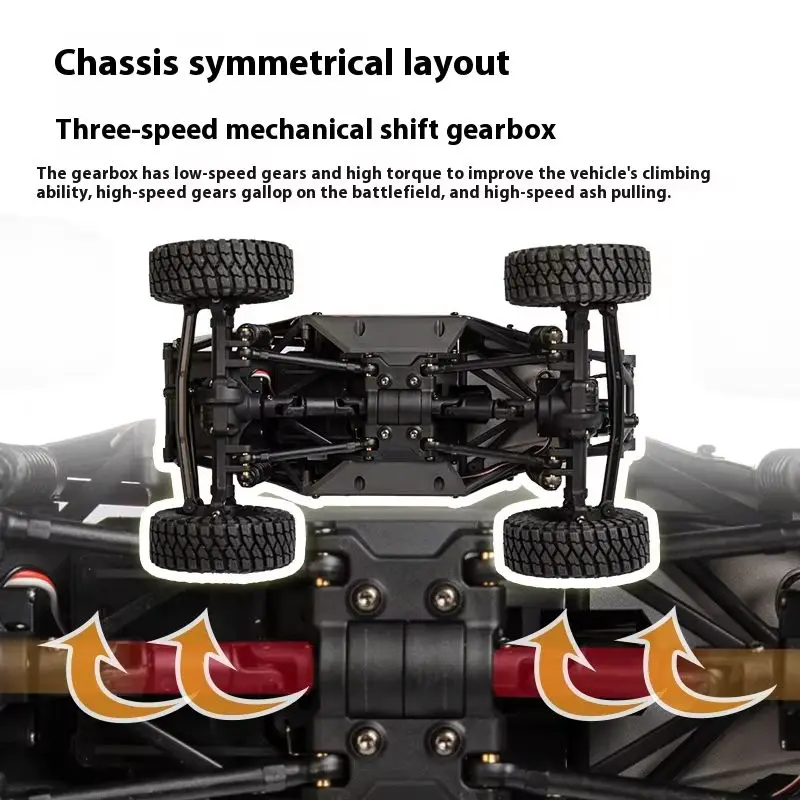 UDIRC UCX24 1/24 RC Crawler Brushless/Brushed Motor 4WS Mini Rock Crawler 3-Speed Transmission RTR RC Car Toys 4