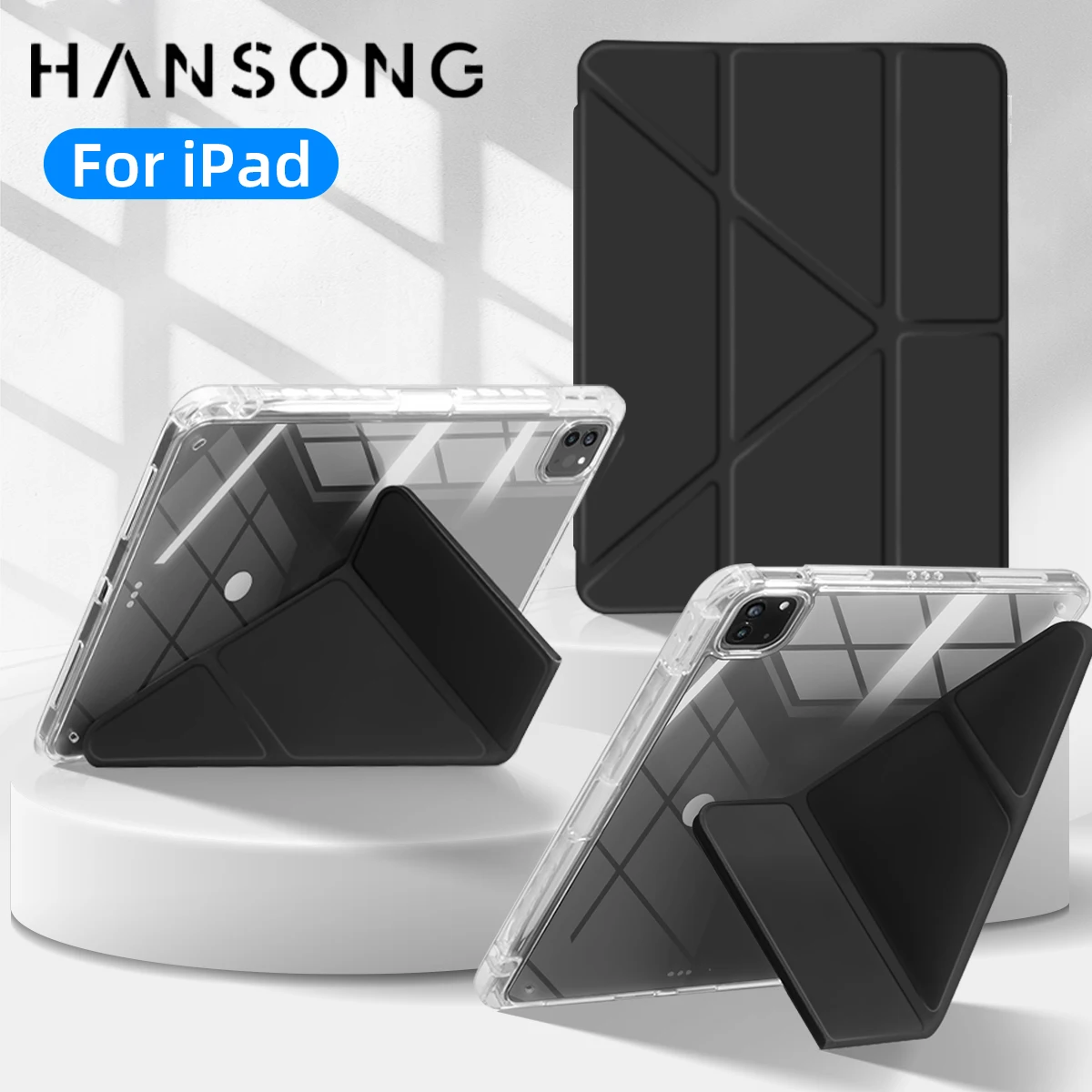 Sleek Transparent Tablet Protective Cover