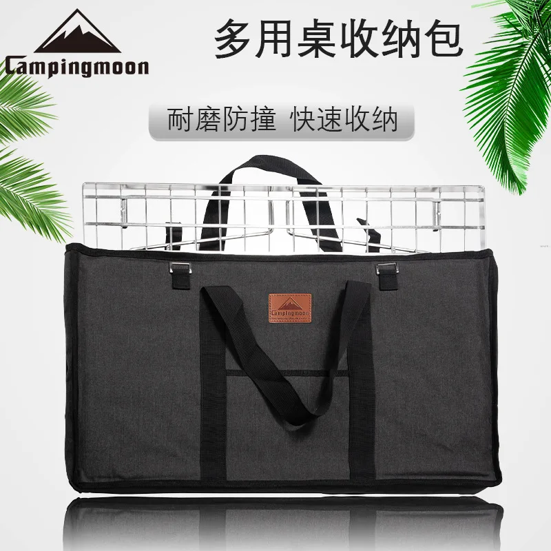 Portable Folding Table Leather Mat Bag Campingmoon T-230 BBQ Table Multi-purpose Picnic Barbecue Table Mat Bag