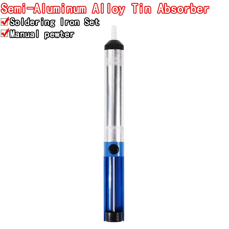 Aluminum Metal Desoldering Pump Suction Tin Gun