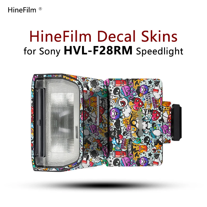 Hvl-F28Rm Speedlight Sticker Decal Skin Per Sony Hvl-F28Rm Flash Skin Decal Protector Anti-Scratch Coat Wrap Cover Film