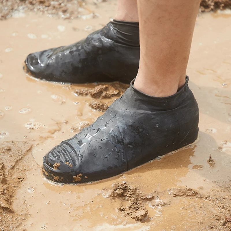 Rain Boots Waterproof Shoes Cover Silicone Shoe Covers Reusable Non-Slip Rain Shoe Covers Anti-Slip Boots Shoes Cover silicone shoe covers rain shoe covers shoe covers