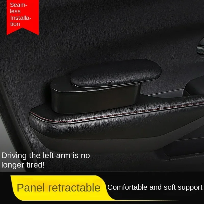 car left and right armrest door storage box car interior lift universal armrest pad extend seat support arm height adju center console armrest