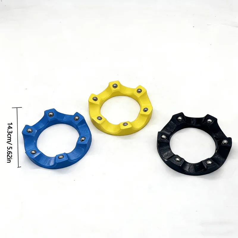 Anello Girevole per Palla da Bowling, Supporto Rotante in Plastica con Sfere Metalliche, Accessori per Bowling per Lucidatura, Levigatura e Pulizia - immagine 3