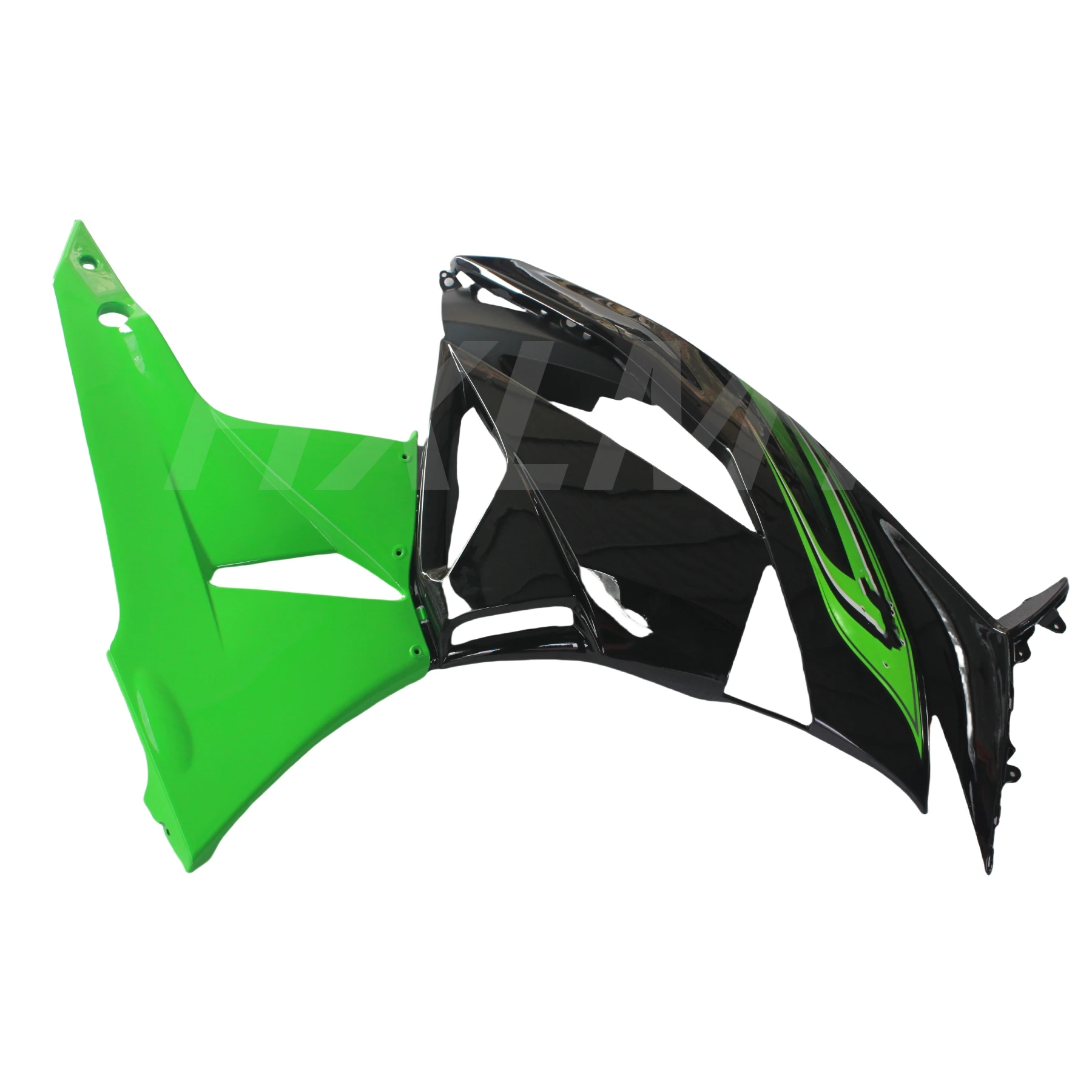Green Front Upper Fairing Headlight Cowl Nose Panlel Fit For Kawasaki Ninja ZX600 ZX636 ZX6R ZX6RR 2009 2010 - Image 4