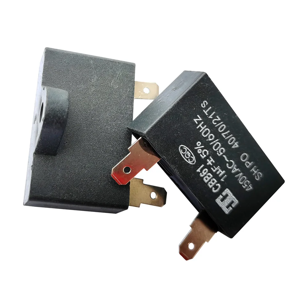Motor Capacitor 5 PCS CBB61 1UF Water Hater Fan Motor Starting Capacitor