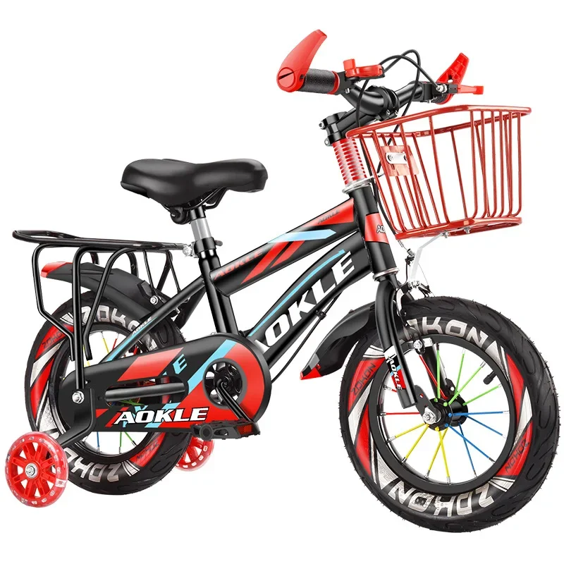 

2022 New Children's Bicycle 12 Inch/16 Inch/18 Inch/20 Inch Stroller 2-10 Years Old Baby Bicycle Cool Children's Bicycle