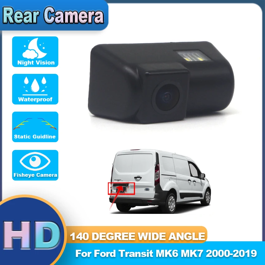 

Камера заднего вида HD «рыбий глаз» для Ford Transit MK6 MK7 2000-2019