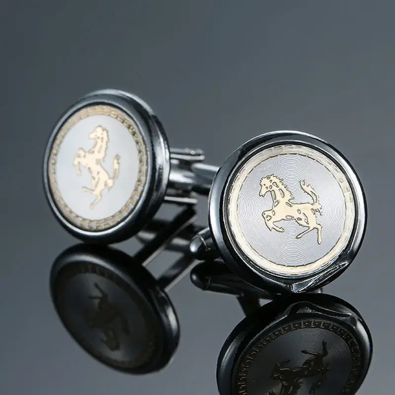 

Creative Transportation Vehicle Design Metal Cufflinks Men's and Women's Party Travel Shirt Accessories French High-end Buttons