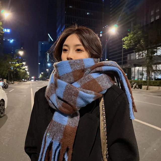 Introducing the Cotton Cashmere Thickened Scarf: A Winter Essential