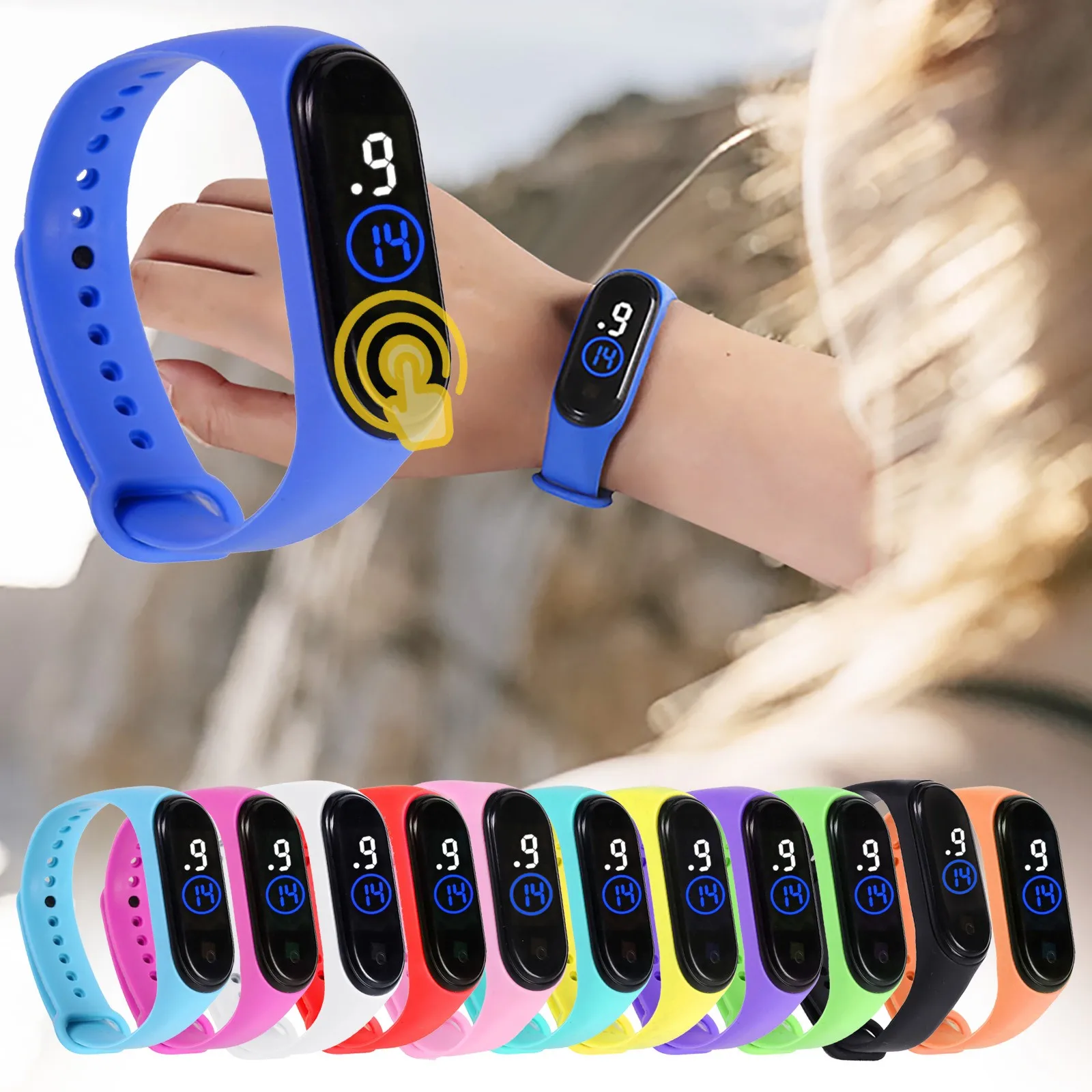 Digital watch children outdoor sports watches life waterproof bracelet electronic watch student boy girls running watch relogio infantil