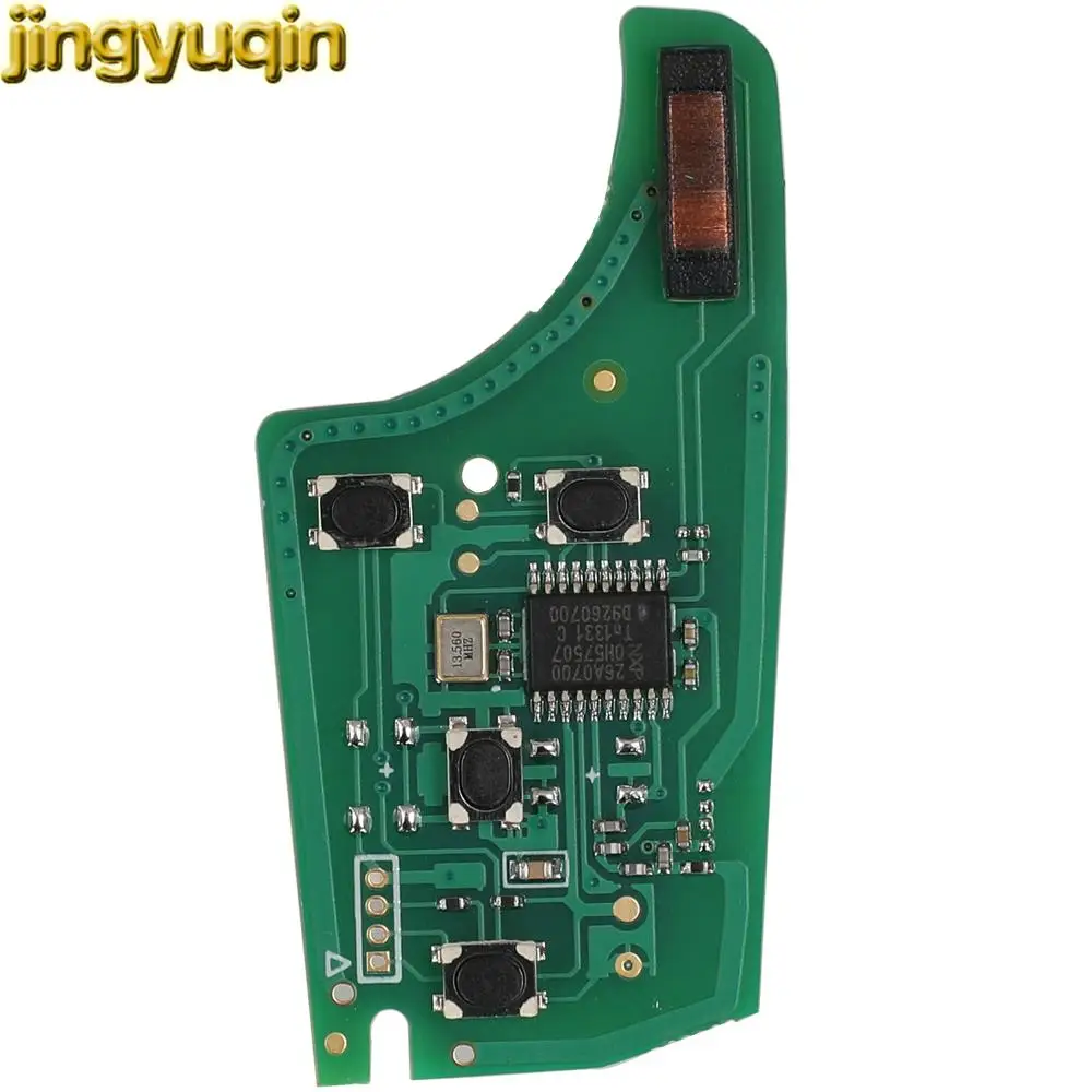 Jingyuqin 5pcs Remote Car Key Electronic Circuit Board 315/433MHZ For Chevrolet Malibu Cruze Aveo Spark Sail Opel 2 3 4 5 Button