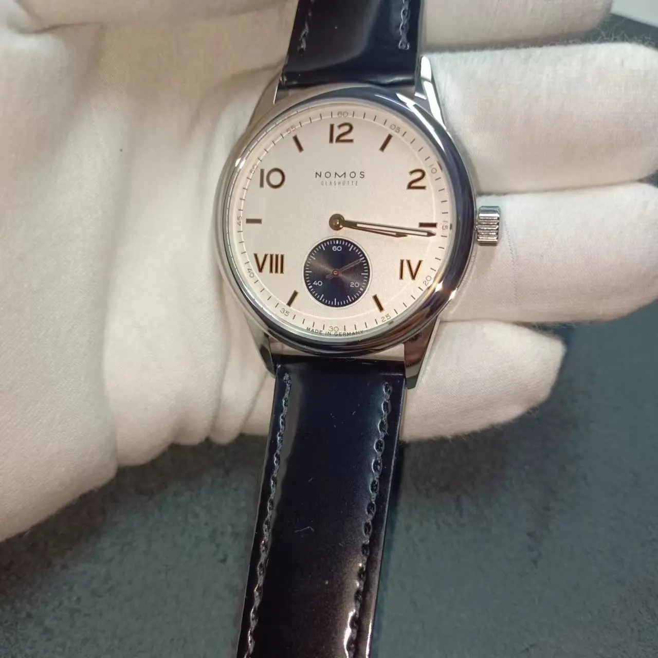 Фото Для NOMOS 2024 Мужские автоматические механические часы нишевые простые и Тонкие Механические мужские маленькие часы с тремя контактами под заказ одинаковые часы 1:1 №2