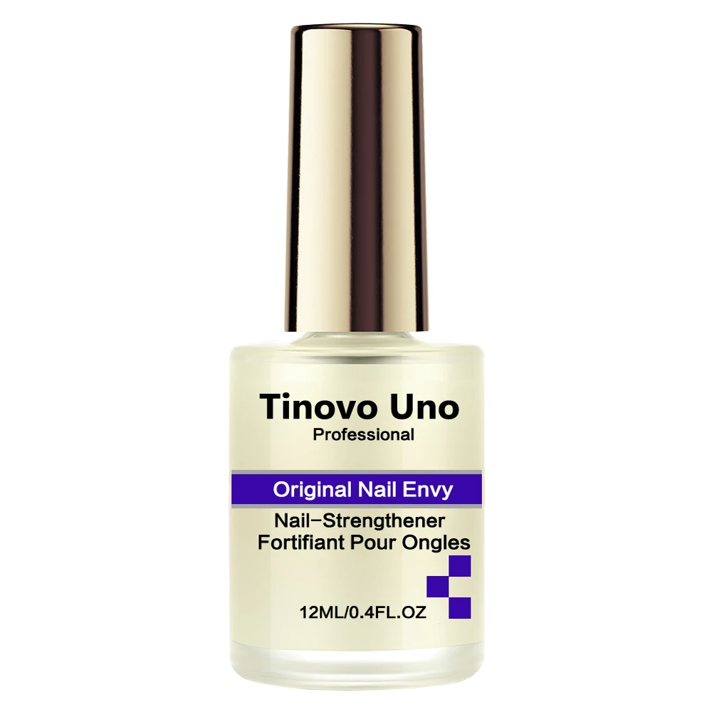 Nail Strengthener Tinovo Uno Orignal Nail Strengthener 12ml Keratin Nail Ridge Filler Base Oil Hardener for Repair Brittle Damaged Nails Manicure