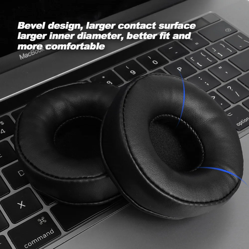 Earpads for Audio-technica ATH-AR3BT ATH-AR3is Accessories Replacement Ear Cushion Headphones Soft Sponge Mesh Fabric Earphone