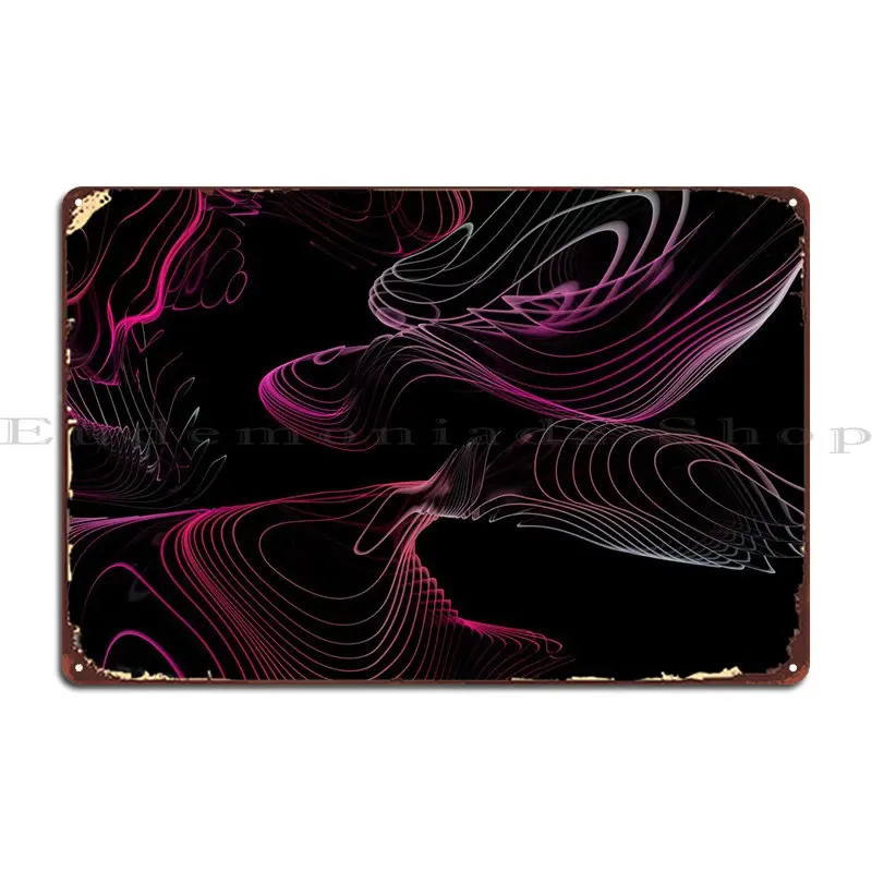 Paesaggio Astratto Cartello In Metallo Poster Home Pub Designer Vintage Cinema Tin Sign Poster