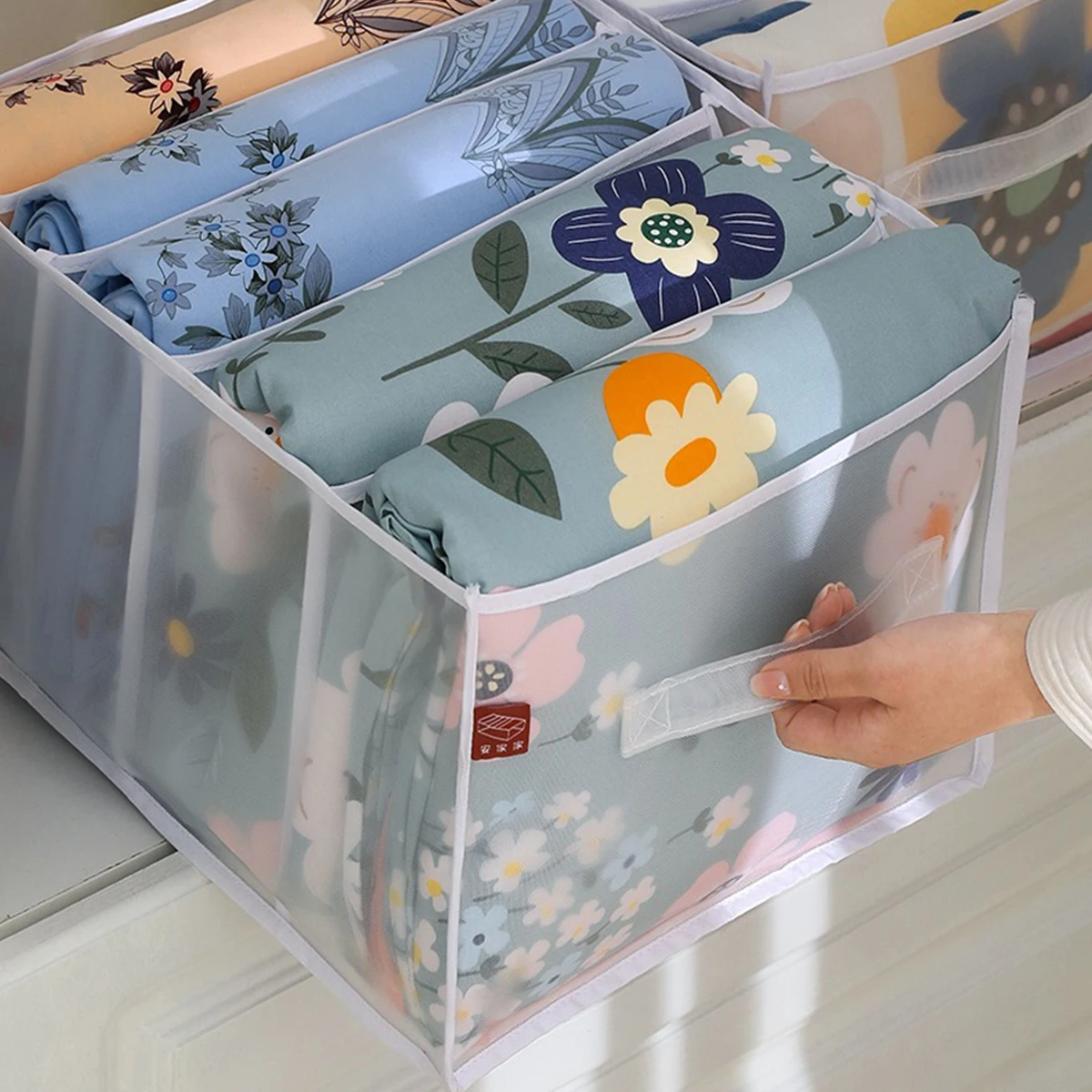 Bed Sheets Bedding Clothes Wardrobe Sorting And Storage Box 6