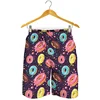 Cute Donut Pattern Beach Shorts For Men 3D Printed Food Short Pants Streetwear Surf Board Shorts Summer Holiday Swimming Trunks 3