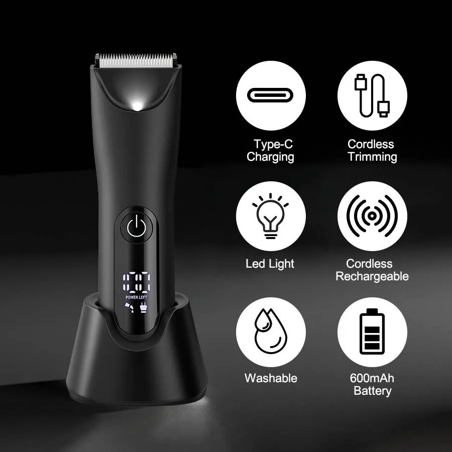 ماكينة تشذيب الفخذ والجسم الكل في واحد للرجال - مج...