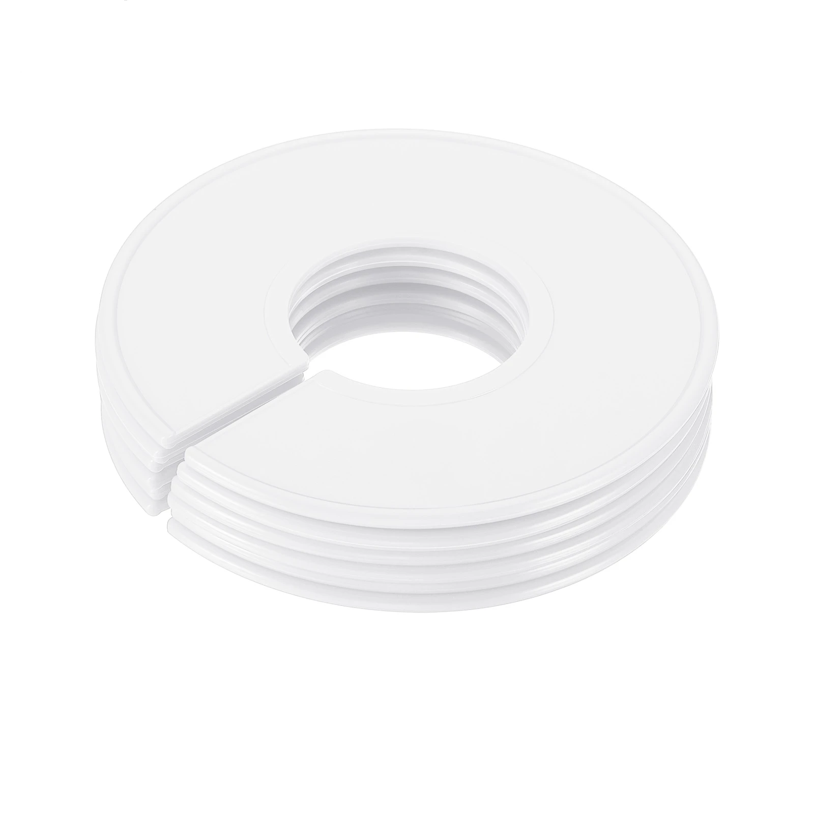 여러 가지 빛깔의 원형 옷걸이 옷장 분배기, DIY 의류 크기 분배기, 옷가게 ..