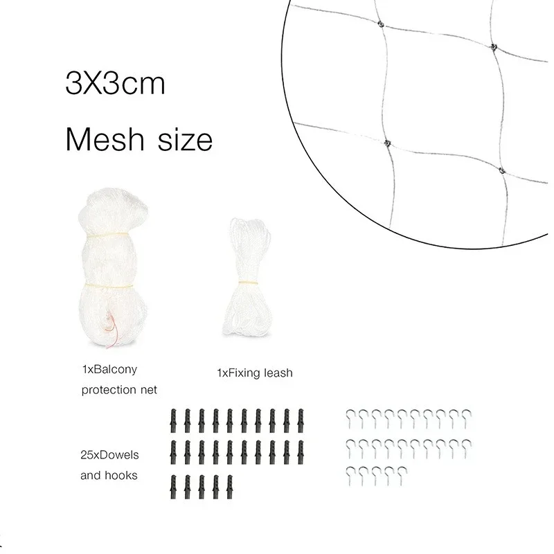 Pet Protective Cover Cat Dog Net for Garden Balcony