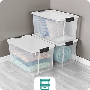 stackable storage bins