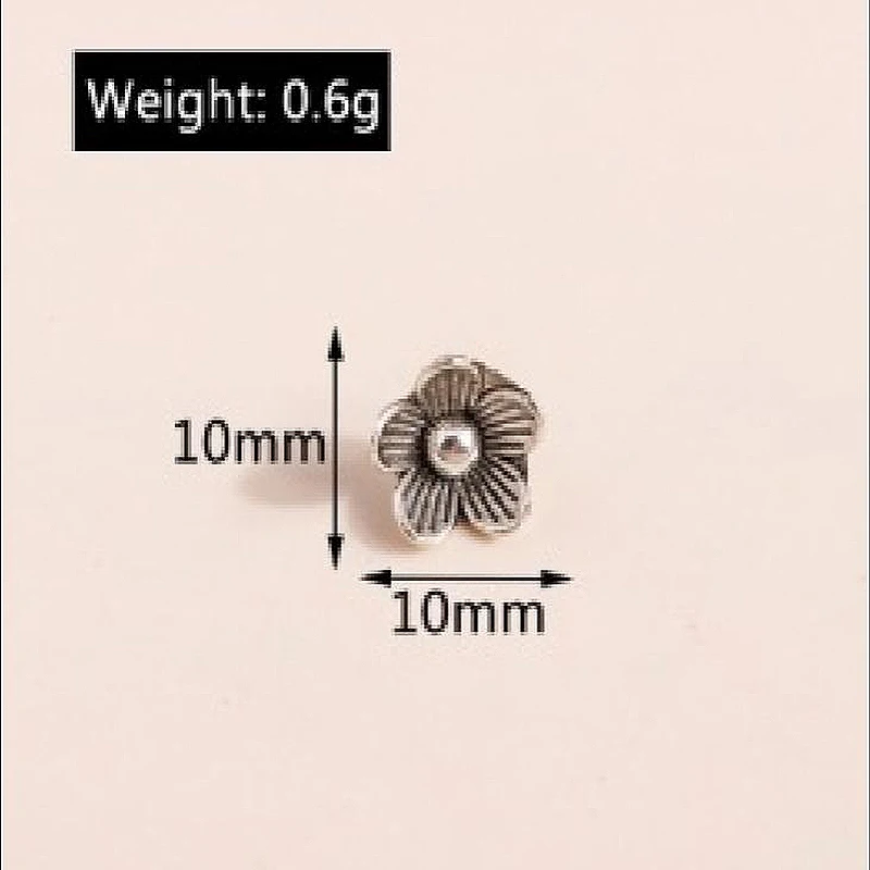 Leslie 50 Stück silberfarbene Metall-Baumblatt-Blumen-Anhänger, Charms für DIY-Schmuckherstellung, Halsketten, Legierungsarmband, handgefertigtes Handwerk – Detail 19