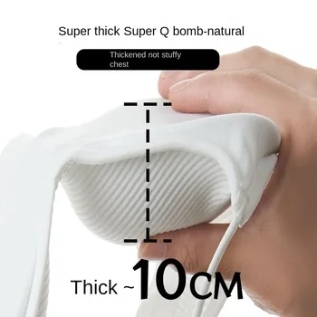 2025 New 10cm Extreme Push Up Bra for Flat Chest Wireless Ultra Thick Padded Bralette Seamless Closed Cup Small Breast Lingerie 1