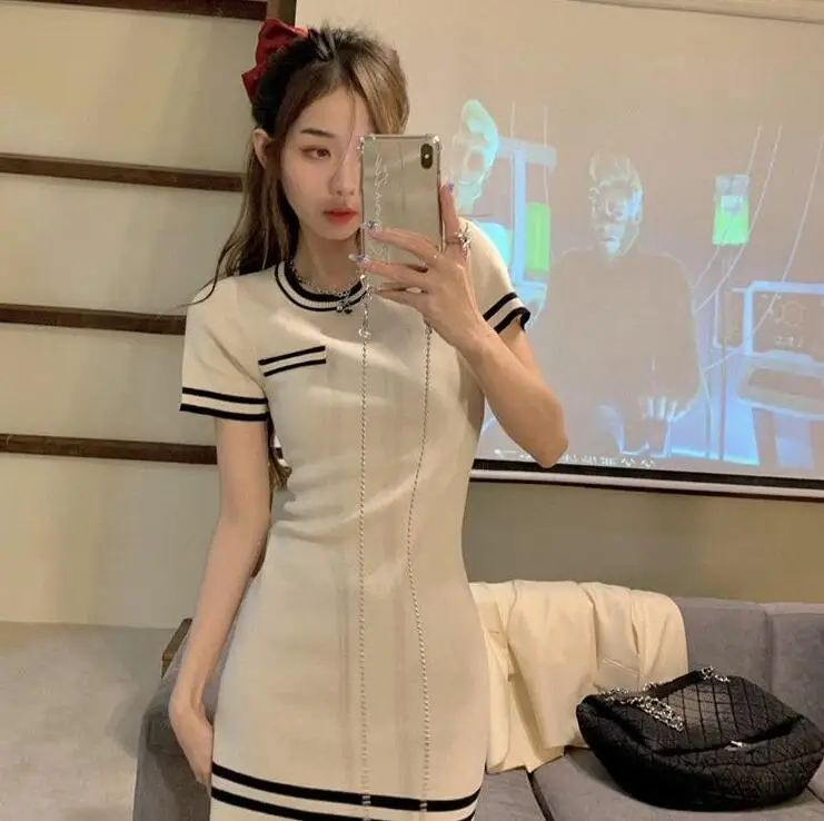 

Summer New Stripe Vintage Sweet Dress