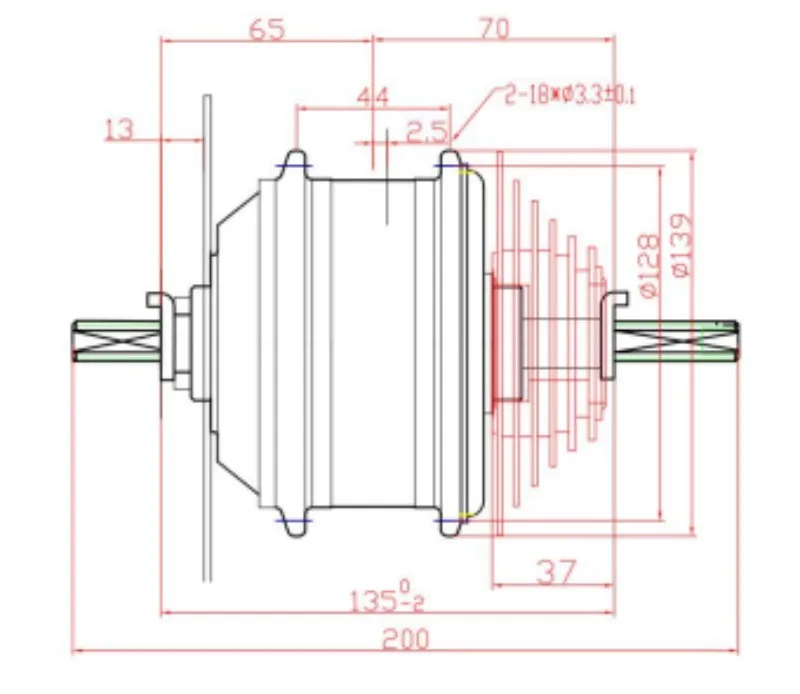Wheel Hub Motor 36V 48V 350W for Ebike Rear Front  Motor Wheel  Brushless Gear Motor 24V 250W Ebike Conversion Kit