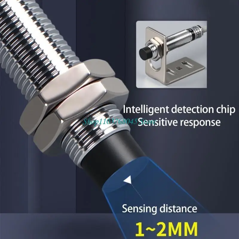 Practical M12 Inductive Sensor with NPN NO 5mm Detection Capability