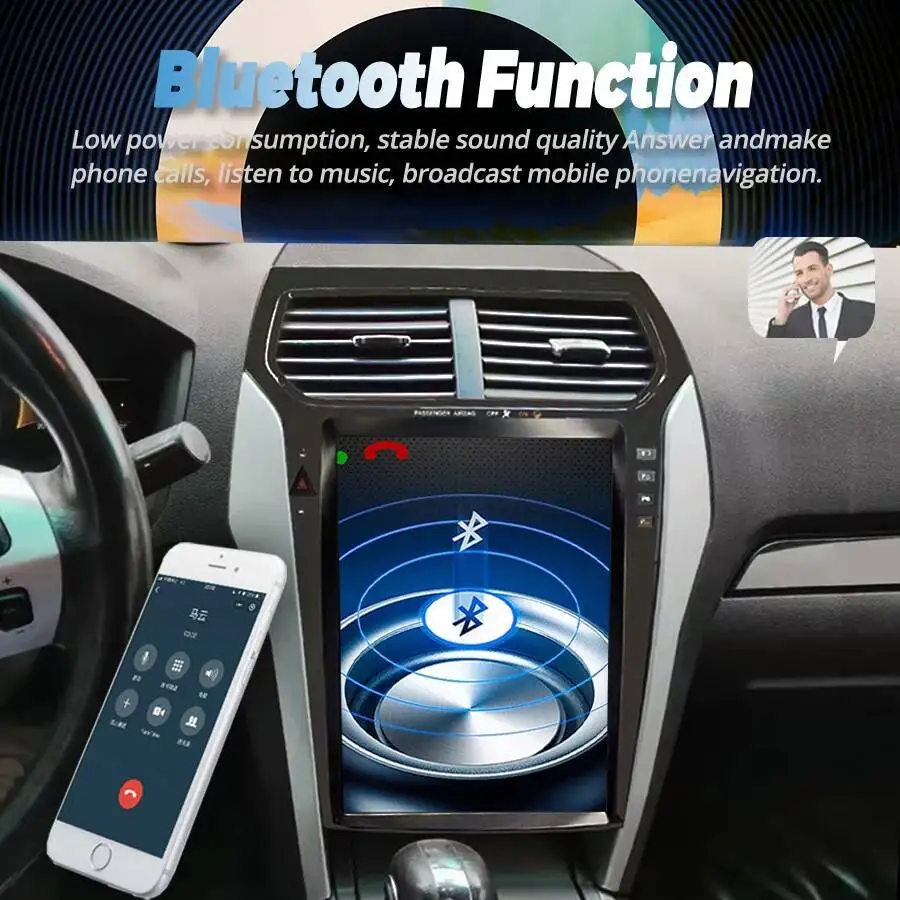 12.1" Android Car Radio – Ford Explorer 4