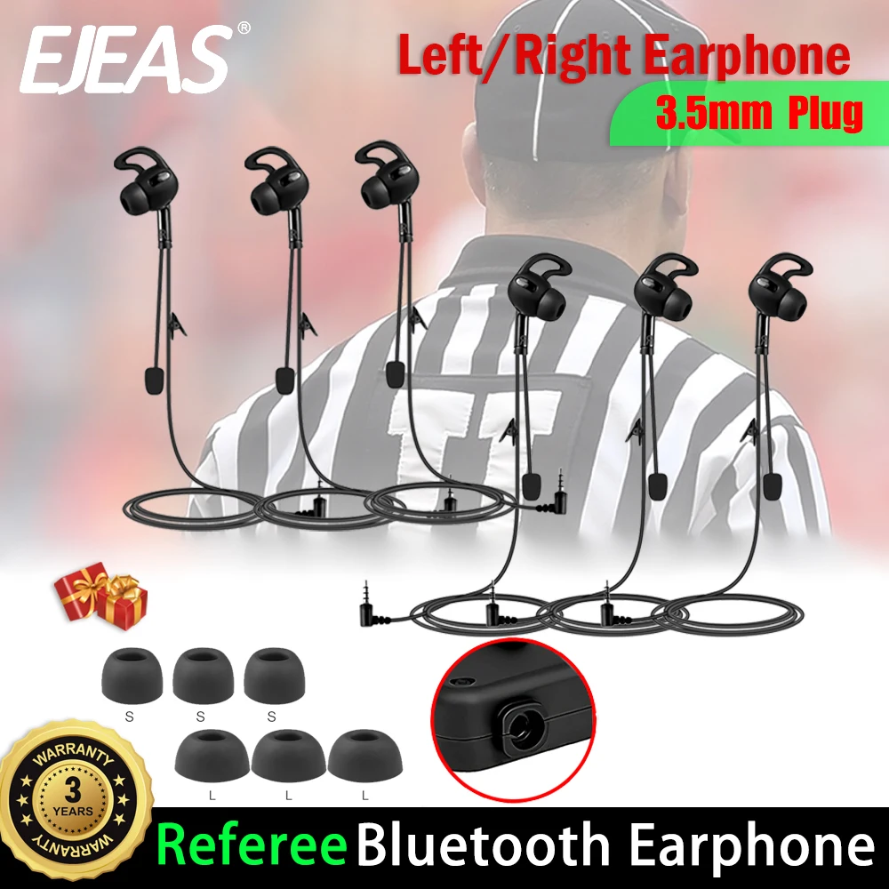 Handsfree Referee Intercom Headset for Motorcycle Helmets