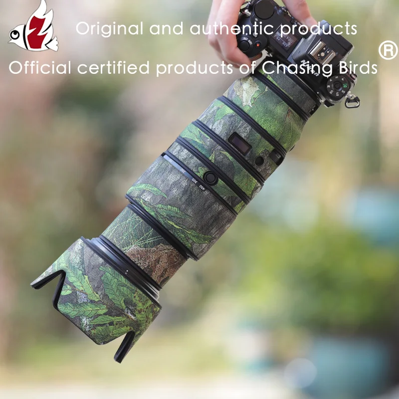 Chasing Birds Camouflage Lens Coat Per Nikon Z 100-400Mm F4.5-5.6 Vr S Copertura Protettiva Per Lenti Impermeabile E Antipioggia Nikon100400