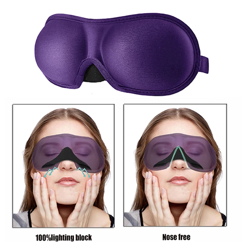 Ultimate Comfort 3D Sleep Mask – Light Blocking & Breathable Night Eyeshade