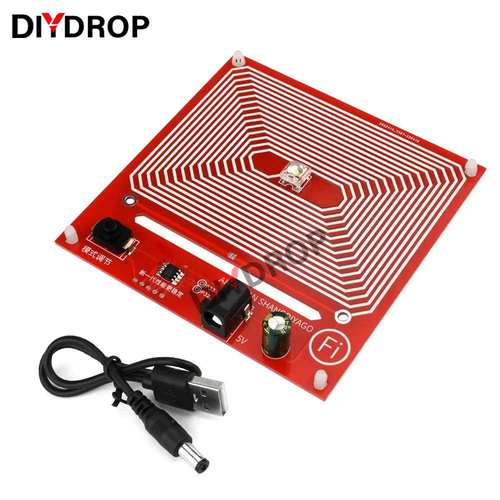 DC 5V 조절식 0.1Hz-30KHz 7.83Hz 슈만 공명 초저주파 펄스 파 발생기, 오디오 공명기 사인파